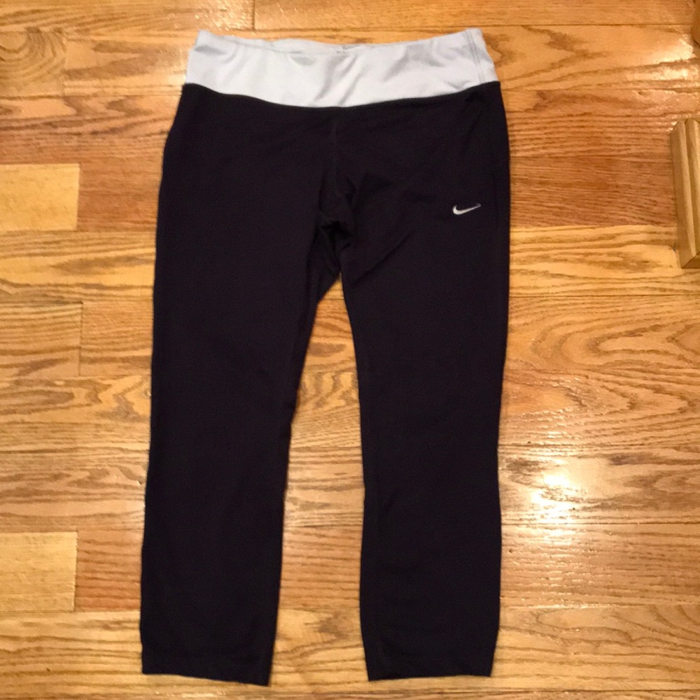 Purple Nike yoga pants